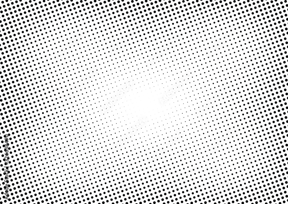 Abstract halftone dotted background. Futuristic grunge pattern, dot and circles.  Vector modern optical pop art texture for posters, sites, business cards, cover, postcards, labels, stickers layout.