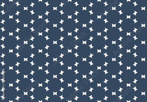 Seamless geometric pattern design illustration. Background texture. In blue, white colors.