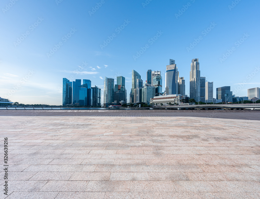 Obraz premium city skyline