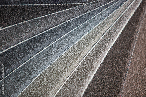 Obraz na plátně Close up of carpet floor sampler, swatch, macro