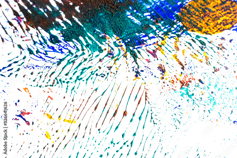 Fototapeta premium Colorful Strokes and Stains 