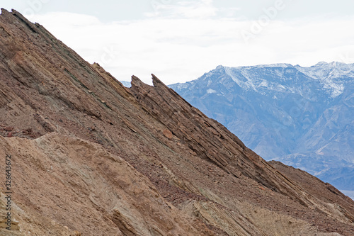 View from Golden Canyon - Death Valley - USA