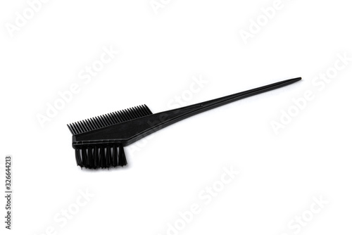 Brush for hair coloring. Hairdresser tool.