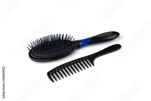 Comb isolated on white background.