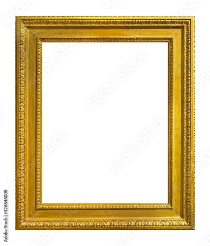 Wallpaper Mural Golden frame for paintings, mirrors or photo isolated on white background Torontodigital.ca
