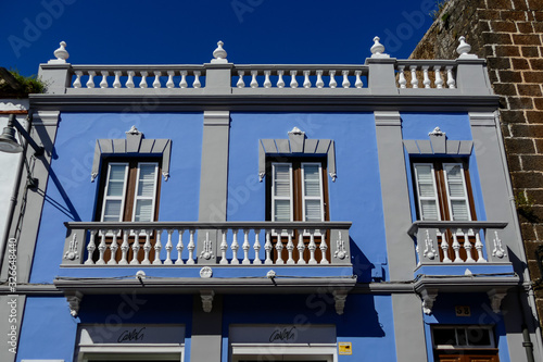 Photo Picture Image of old colonial buidings in la laguna tenerife canary islands spain photo