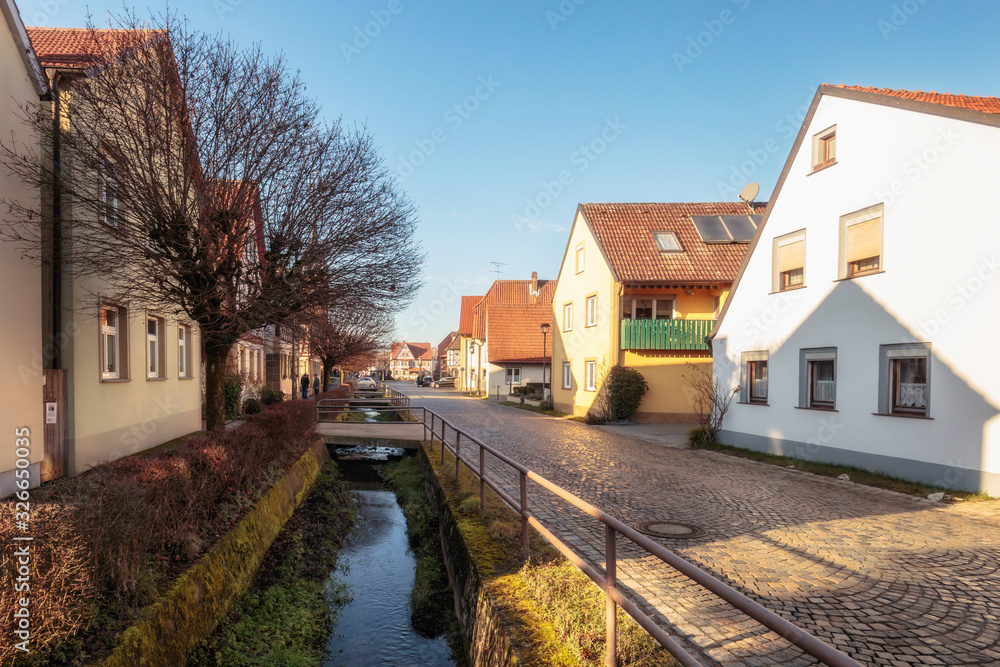 Bavarian Village of Kleukheim in Germany Bavarian Village of Kleukheim in Germany