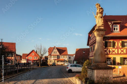 Bavarian Village of Kleukheim in Germany