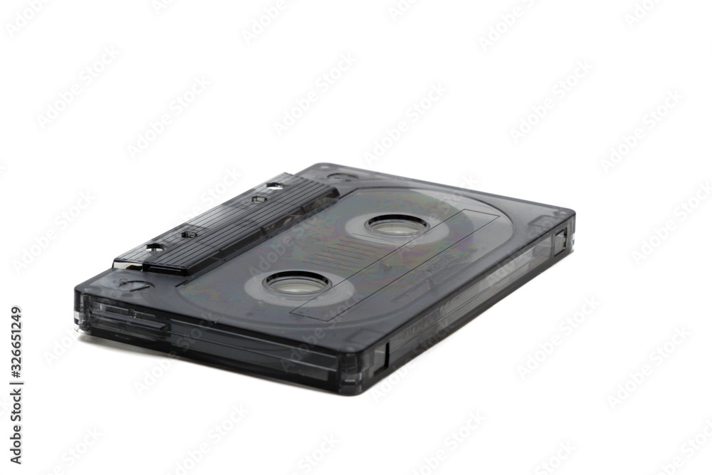 A music cassette tape A music cassette tape