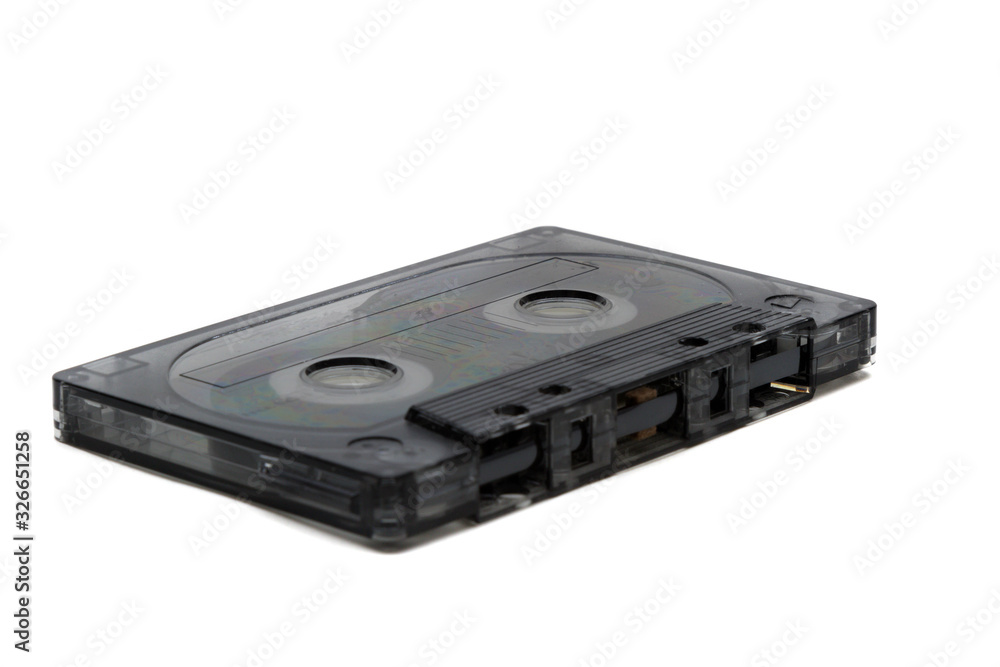 A music cassette tape A music cassette tape