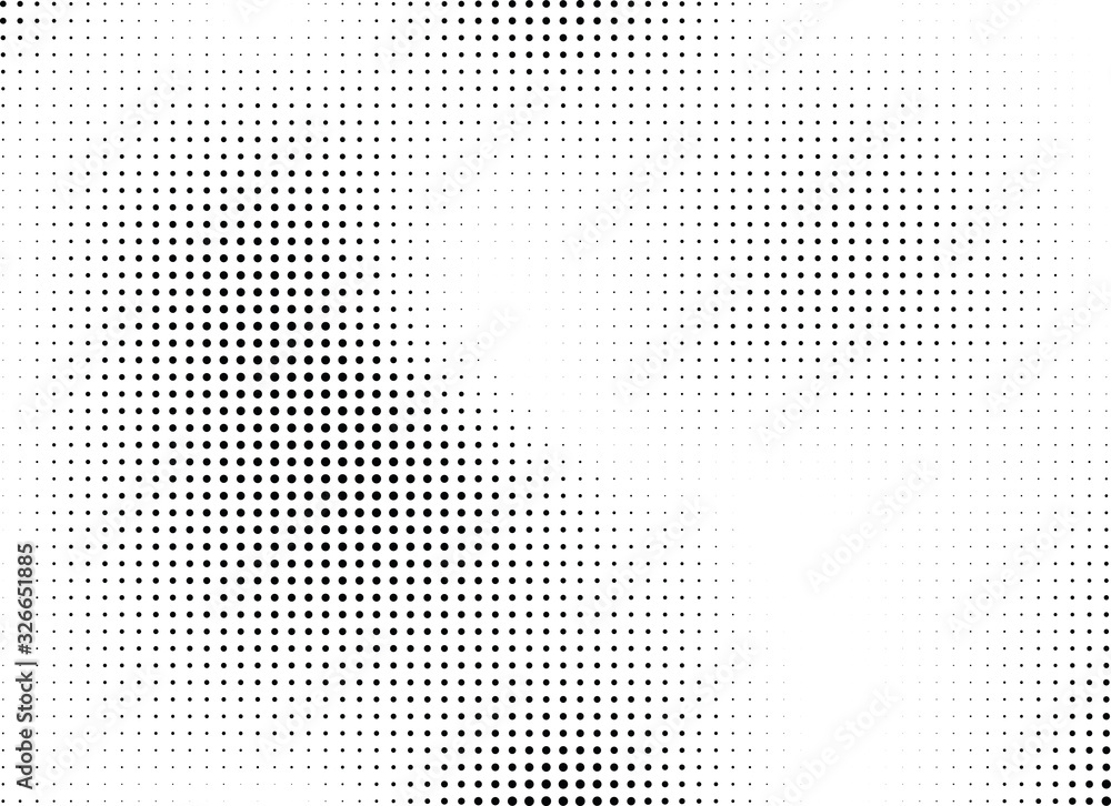 Abstract halftone dotted background. Futuristic grunge pattern, dot and circles.  Vector modern optical pop art texture for posters, sites, business cards, cover, postcards, labels, stickers layout.