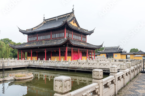 The scenery of Quanfu lecture temple, Zhouzhuang Ancient Town, Suzhou City, Jiangsu Province, China