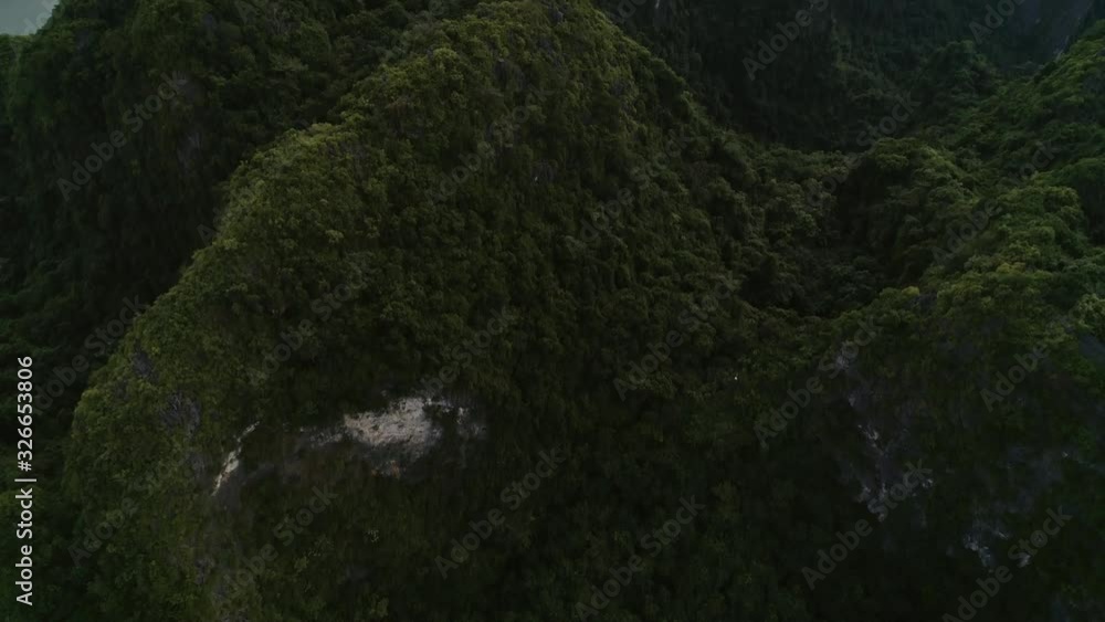 Drone video shows of Halong Bay in Vietnam Drone video shows of Halong Bay in Vietnam