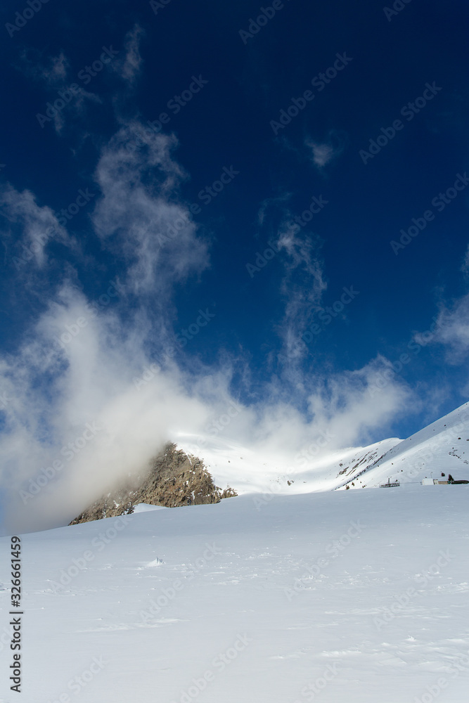 beautiful mountain landscape on a sunny day