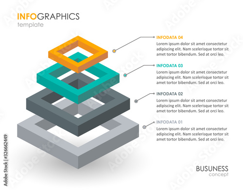 Vector infographic template