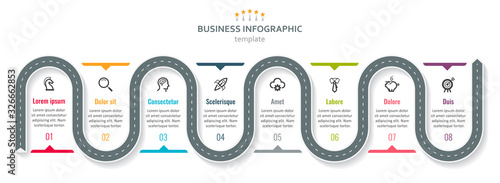 Vector infographic template