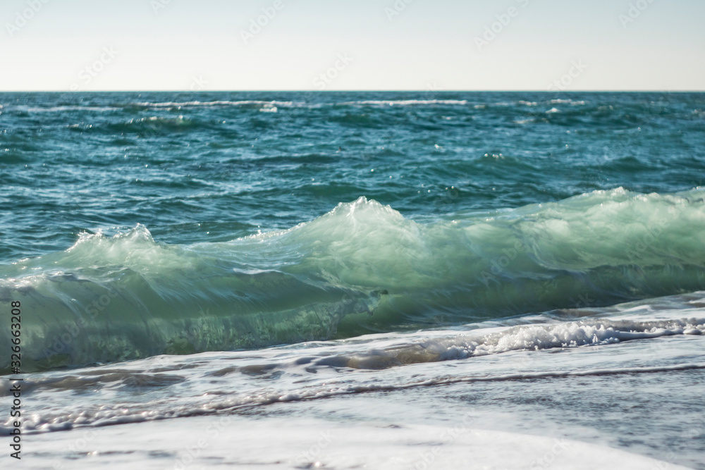 Fototapeta premium sea ​​surf, summer and beach