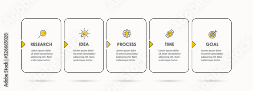 Vector infographic template