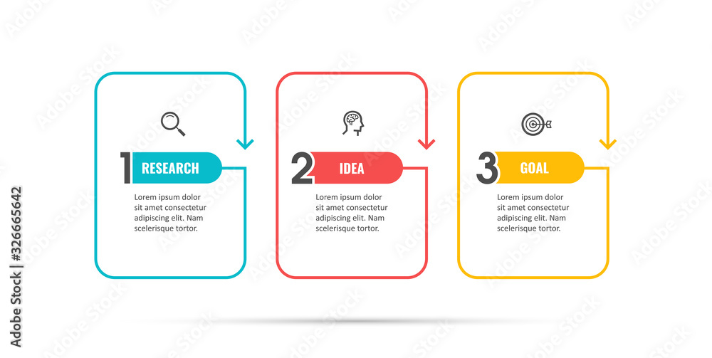 Obraz premium Vector infographic template