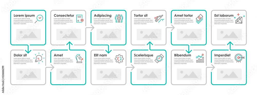 Vector infographic template Stock Vector | Adobe Stock
