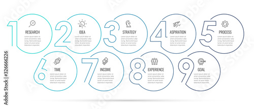 Vector infographic template