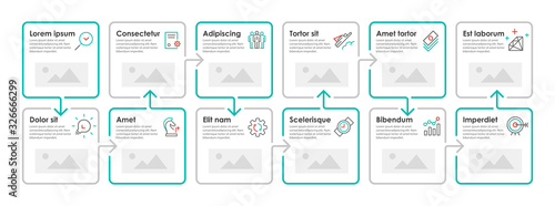 Vector infographic template