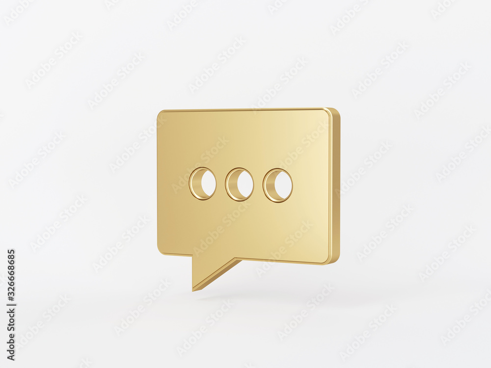 Golden metal 3d icon object isolated in white background. 3d rendering - illustration. Golden metal 3d icon object isolated in white background. 3d rendering - illustration.