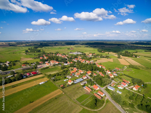 Aerial view of beautiful Bu...