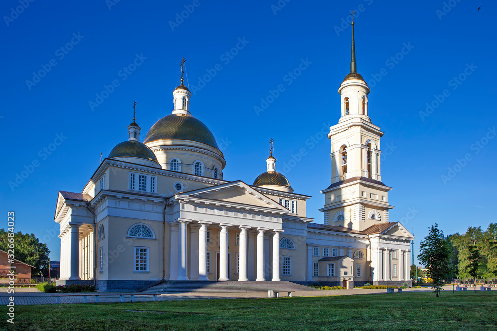 Transfiguration Cathedral. Nevyansk. Sverdlovsk region. Russia