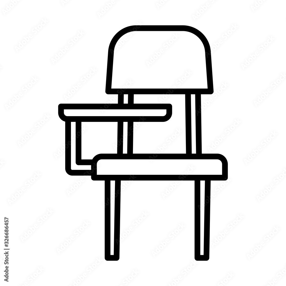 Fototapeta premium School Chair icon