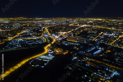 Aerial view of Saint Petersburg