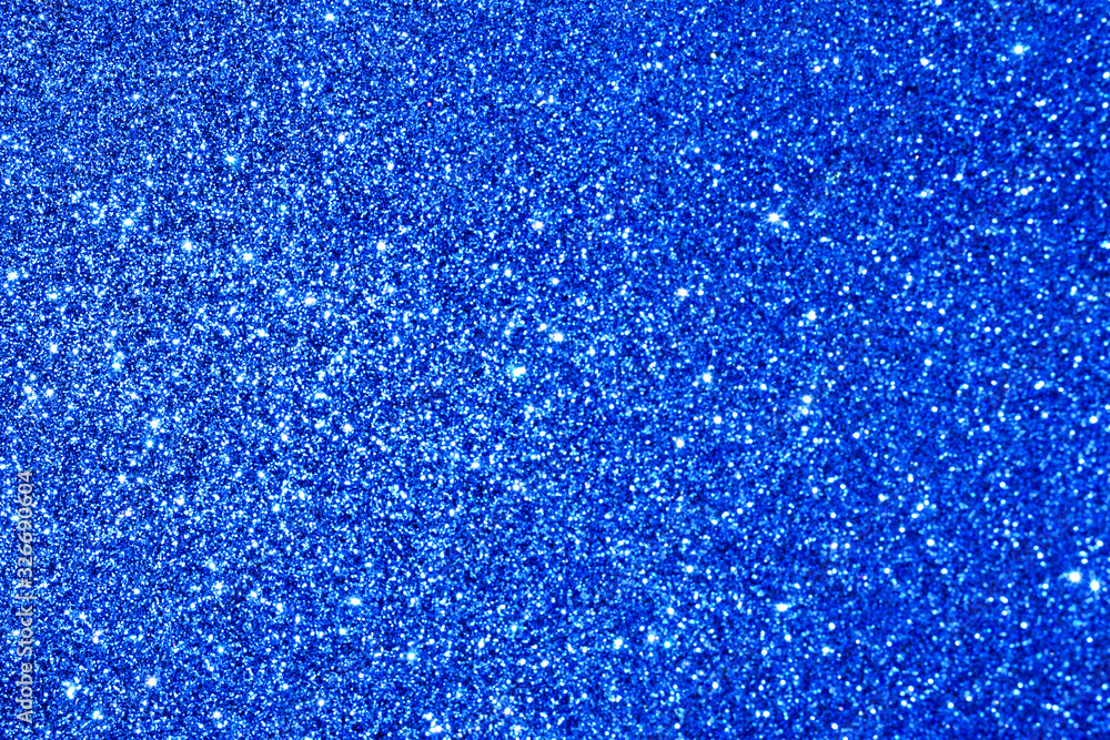 shiny of blue glitter abstract background