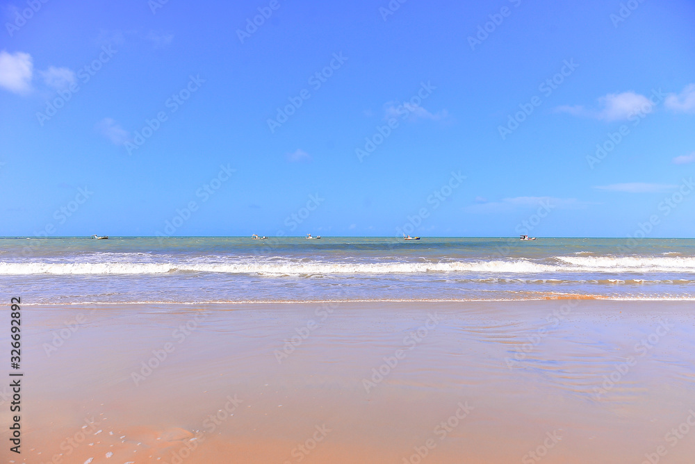 beach and sea, beach in sunny day,  deserted beach