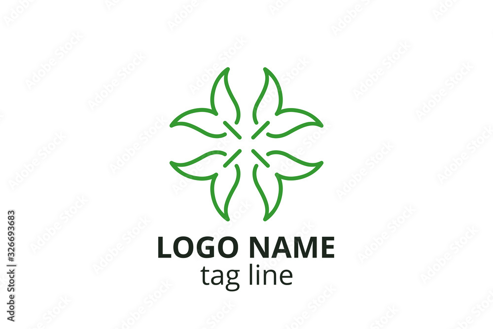 leaf logo leaf logo