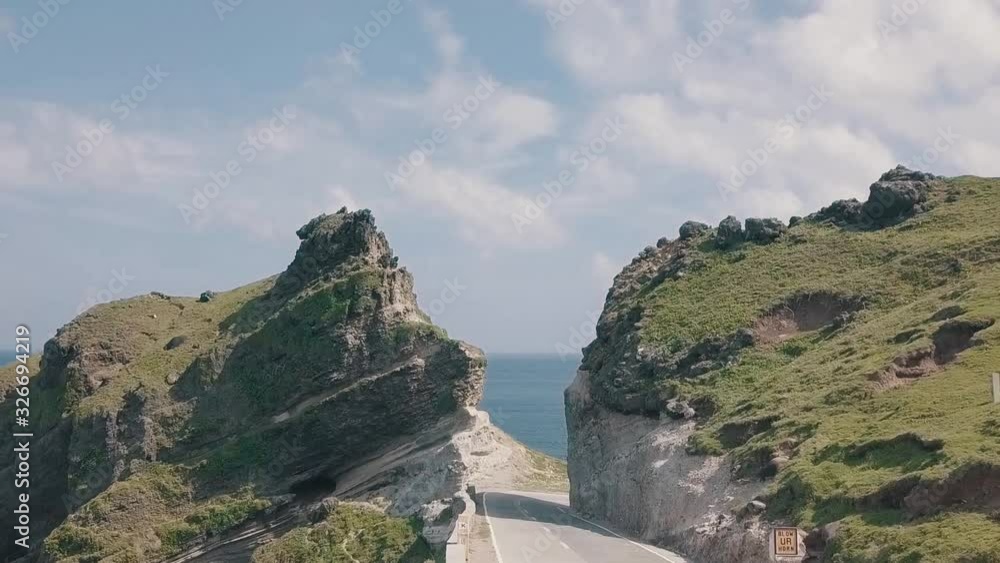 Breathtaking aerial video of a cinematic wonderland of Alapad Rock