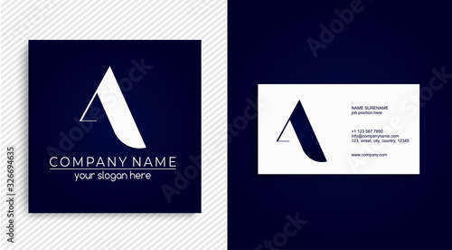 Letter logo or monogram. For your business. Vector sign.
