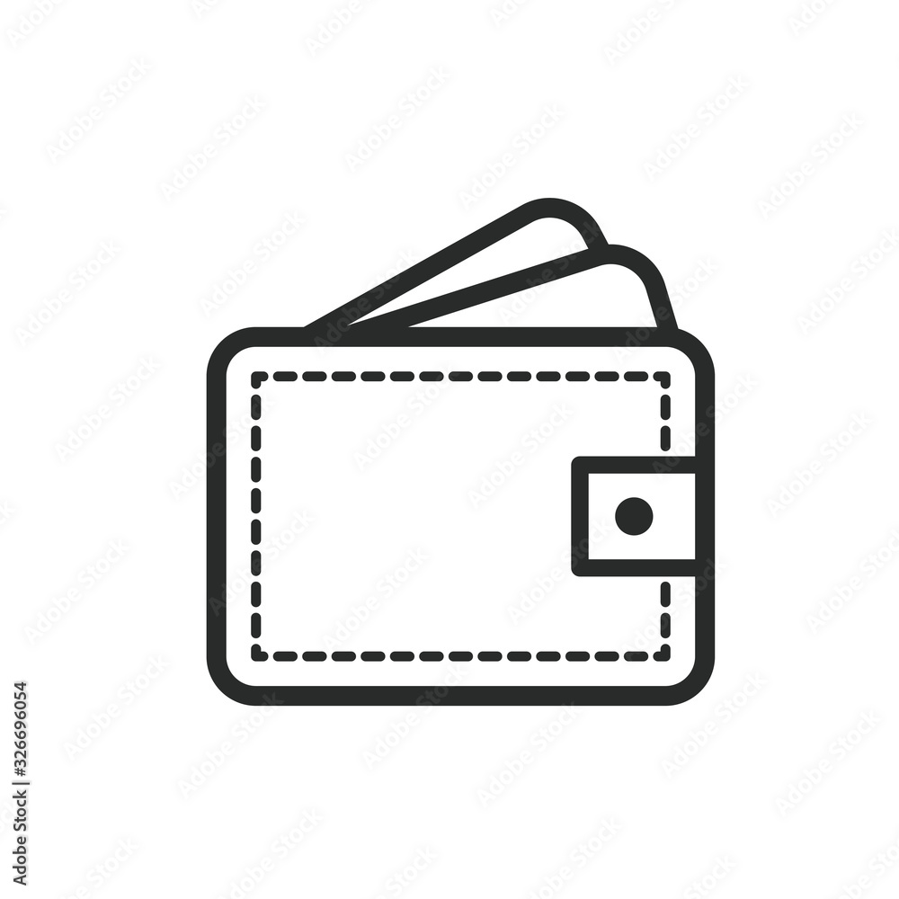 wallet icon vector design template wallet icon vector design template