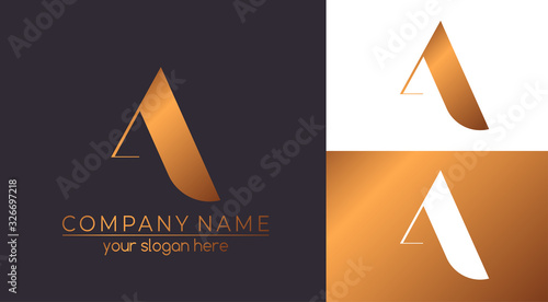 Letter logo or monogram. blank for business card. For your business. Vector sign.