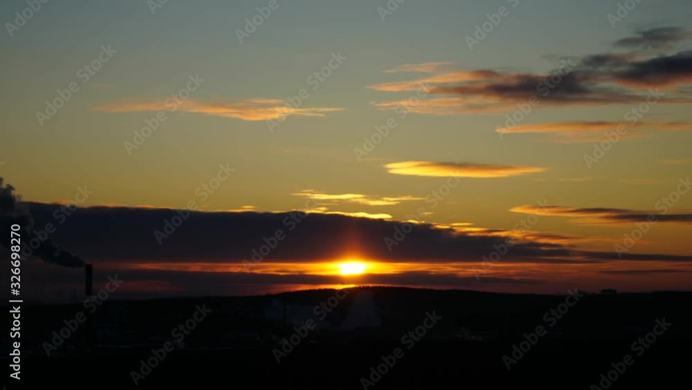 Sunrise timelapse clouds colorful winter 2 Sunrise timelapse clouds colorful winter 2