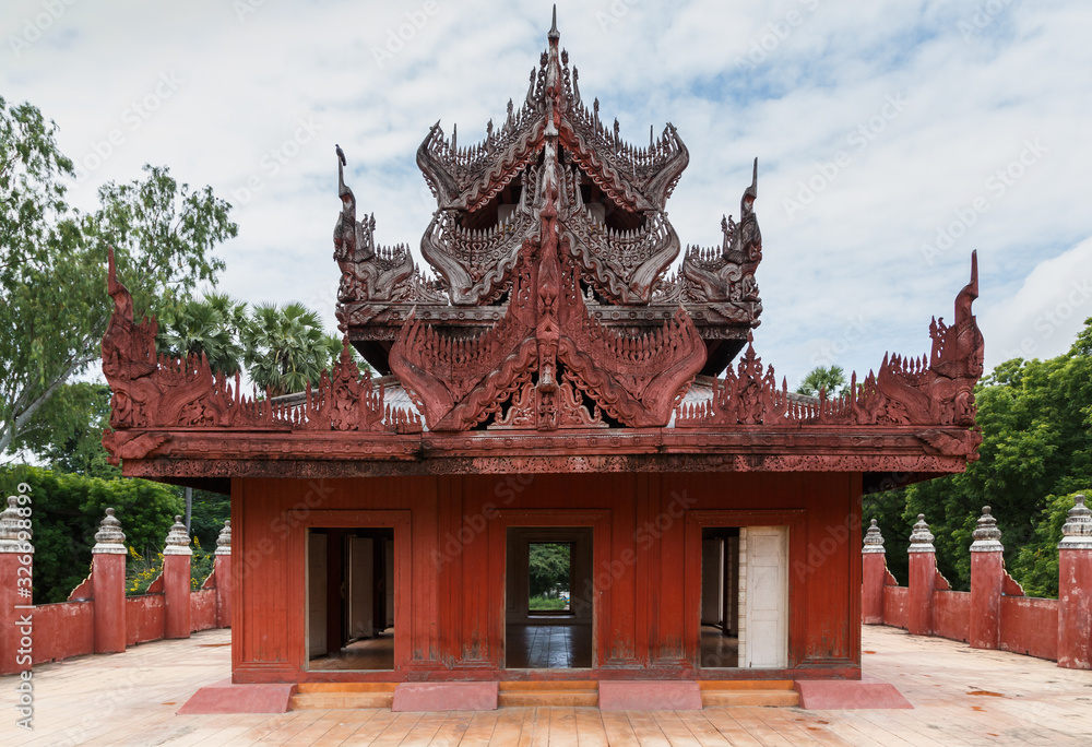Naklejka premium Bagaya Kyaung monastery, Mandalay, Myanmar (Burma).