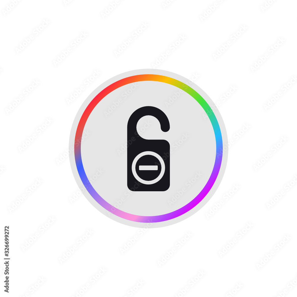 Do not Disturb - Modern App Button Do not Disturb - Modern App Button