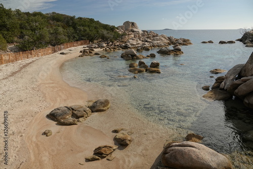 La plage de Tamaricciu en Corse du Sud