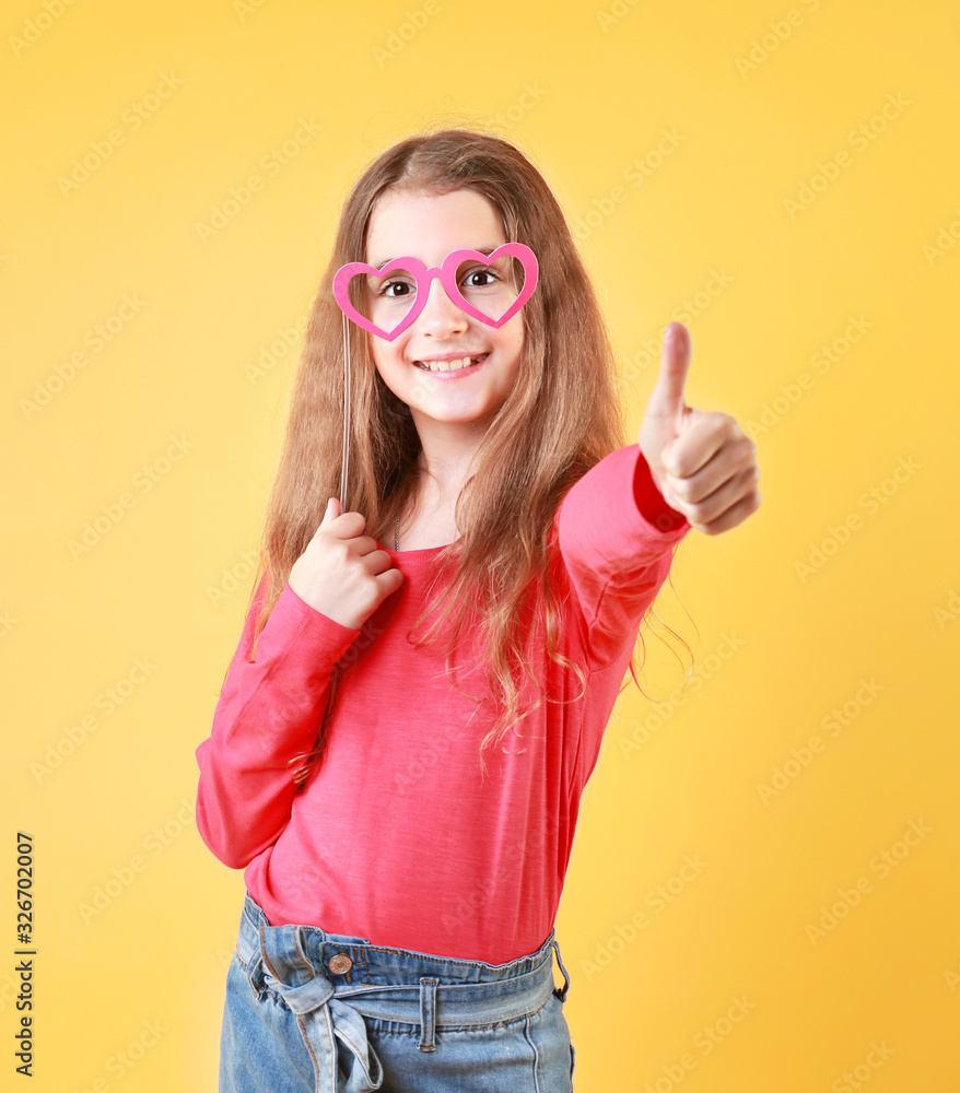Child,young girl thumb finger up positive emotions concept. Child,young girl thumb finger up positive emotions concept.