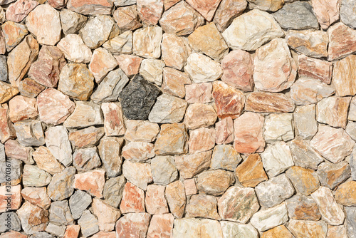 Background of old vintage rock wall