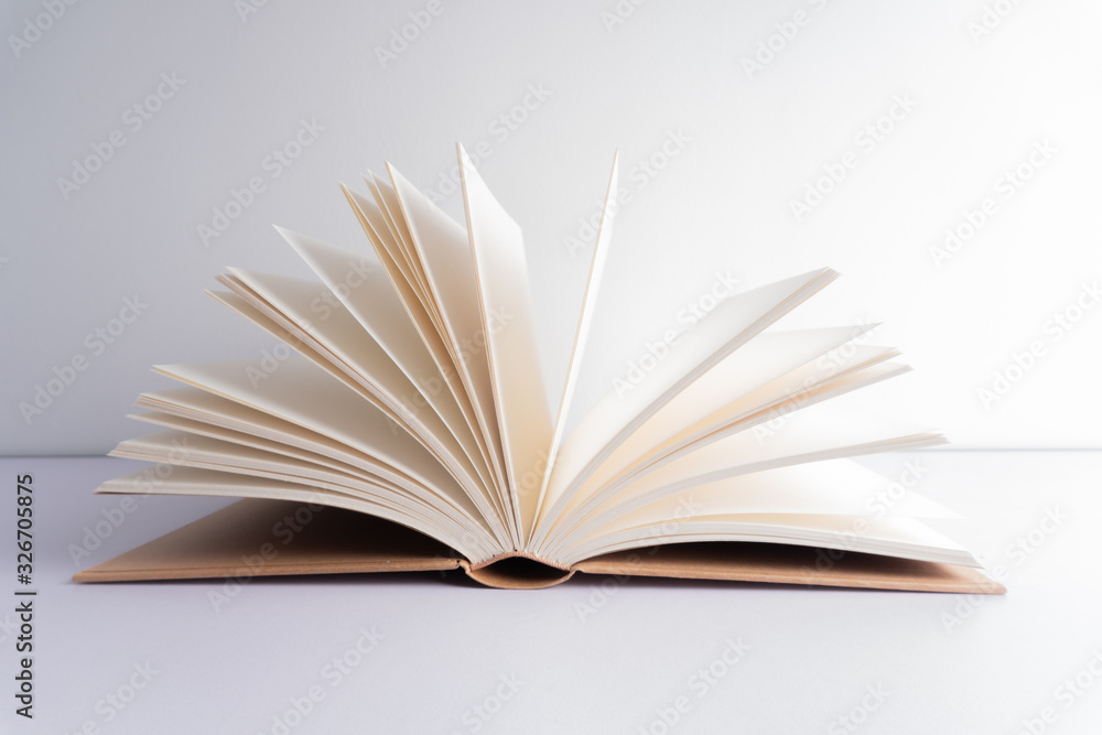 Book with low light for educational concept. Book with low light for educational concept.