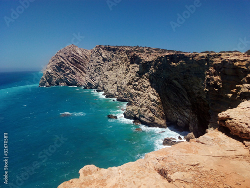 Cliffs near toTripiti Beach. Gavdos Island. Greece