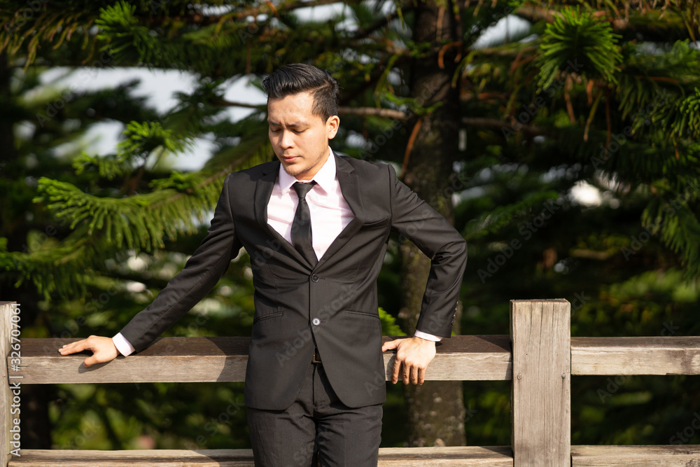 Businessman staff portrait with natural lighting Businessman staff portrait with natural lighting