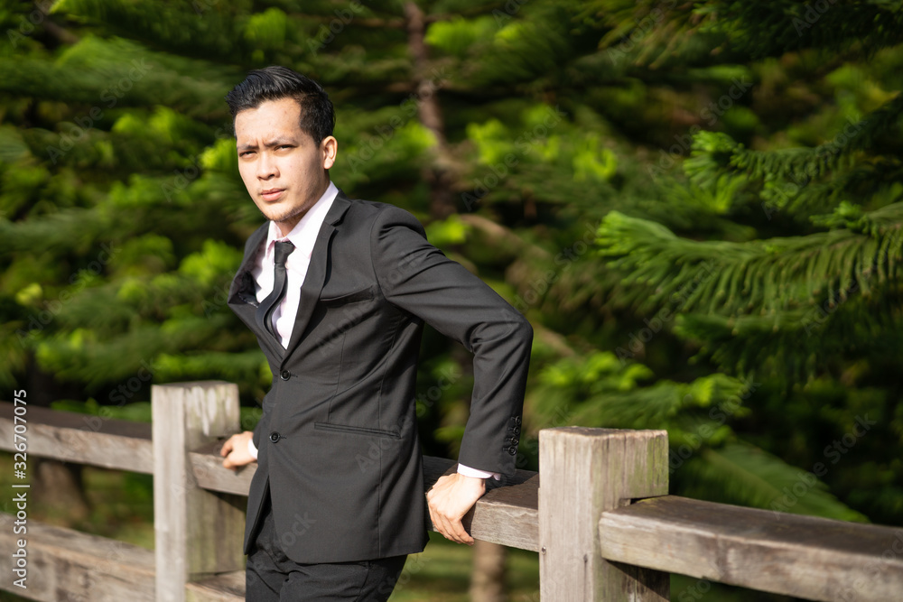 Businessman staff portrait with natural lighting Businessman staff portrait with natural lighting