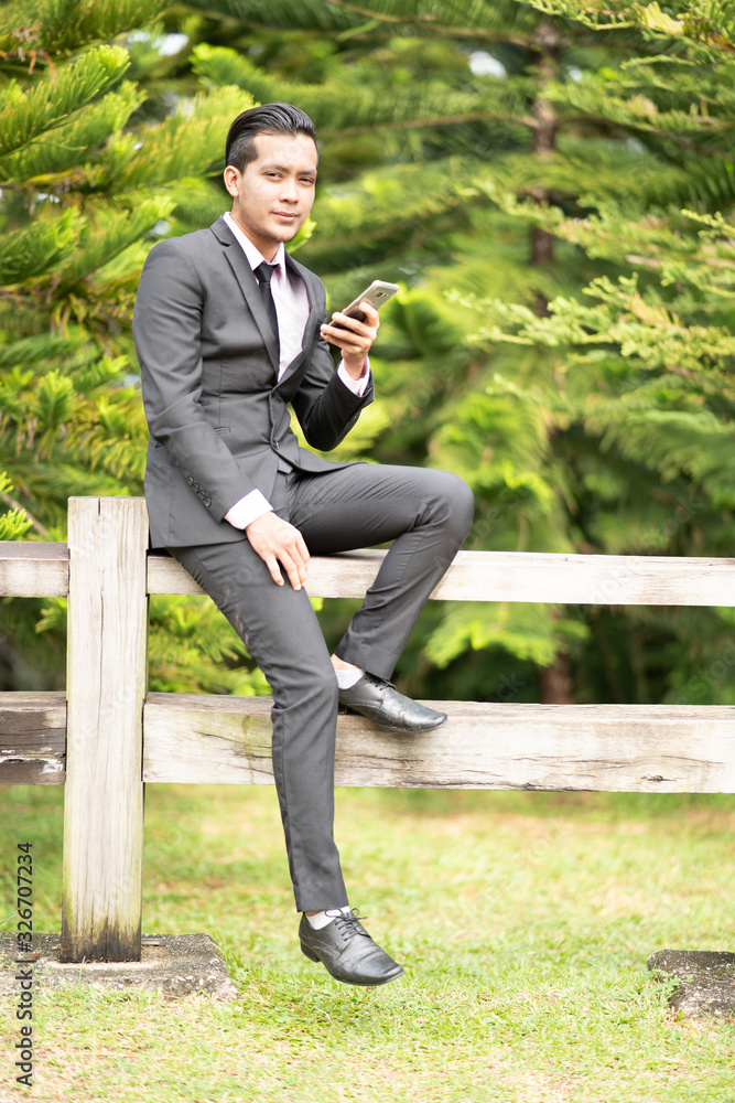 Businessman staff portrait with natural lighting Businessman staff portrait with natural lighting