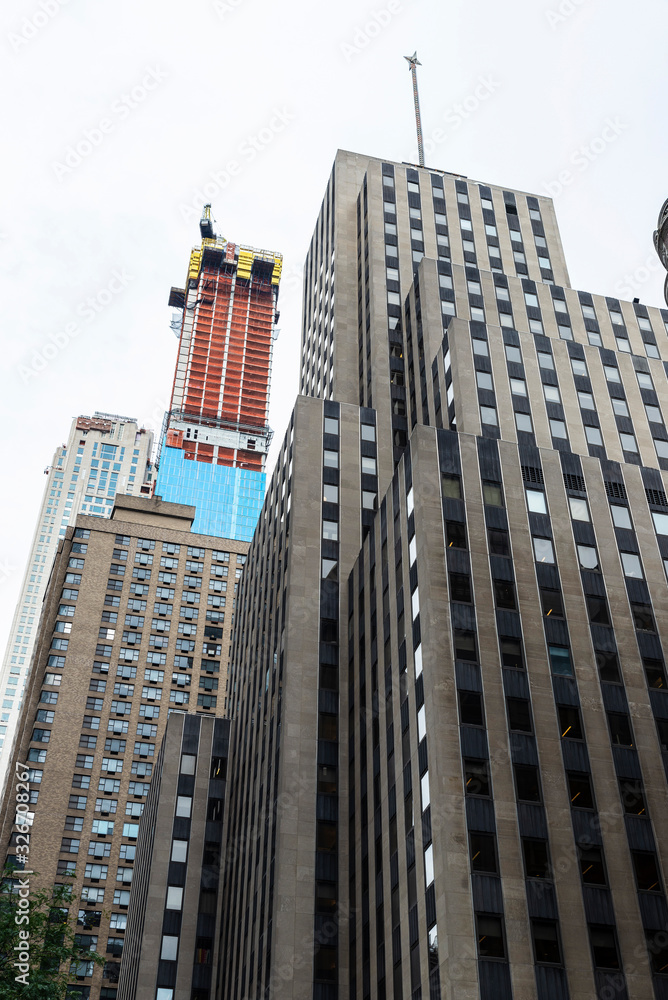 Modern skyscrapers of Manhattan, New York City, USA